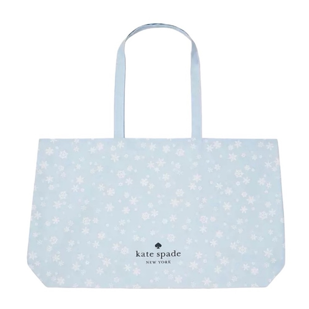 KATE SPADE XL Snowflake Carryall Tote Bag ♠️❄️